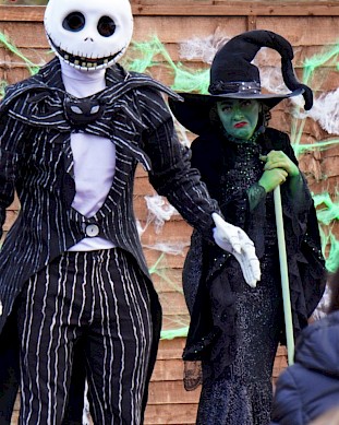 hire halloween performers london